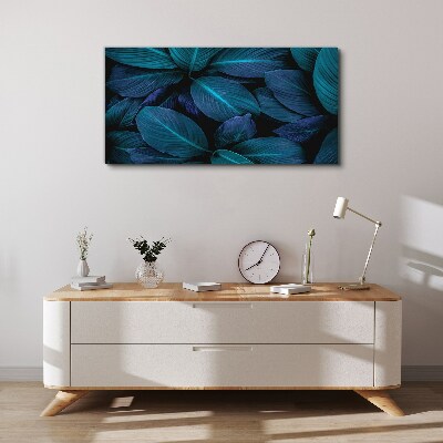 Mysterious forest of leaves Canvas Wall art