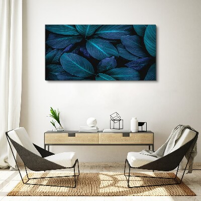 Mysterious forest of leaves Canvas Wall art