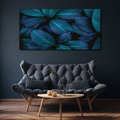 Mysterious forest of leaves Canvas Wall art