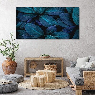 Flower leaves plant Canvas Wall art