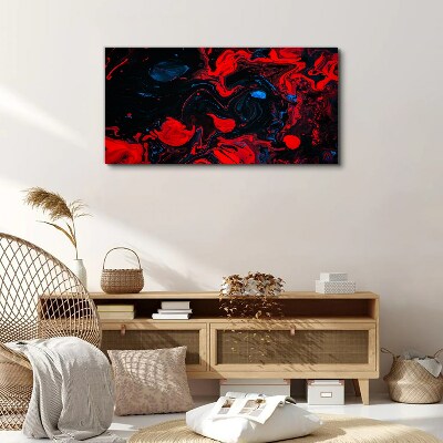 Chaos of colors in motion Canvas Wall art