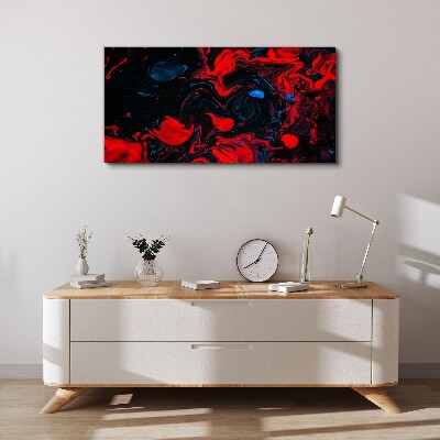 Chaos of colors in motion Canvas Wall art