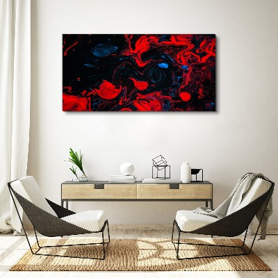 Chaos of colors in motion Canvas Wall art