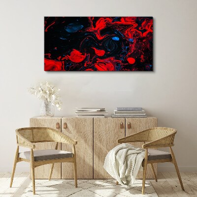 Chaos of colors in motion Canvas Wall art