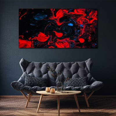 Chaos of colors in motion Canvas Wall art