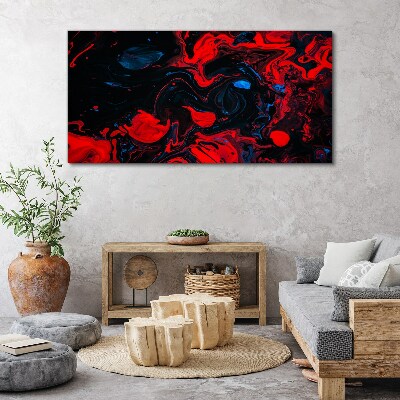 Chaos of colors in motion Canvas Wall art