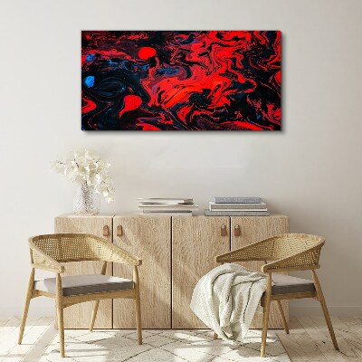 Cosmic dance of colors Canvas Wall art
