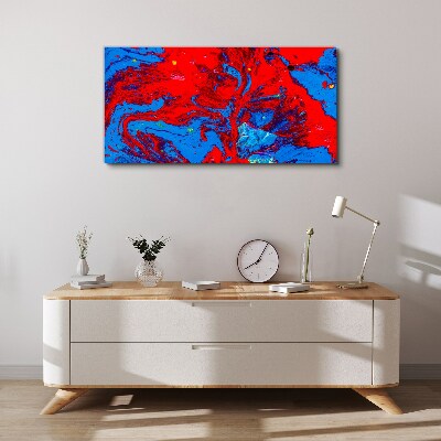 Dynamic explosion of colors Canvas Wall art
