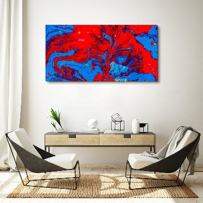 Dynamic explosion of colors Canvas Wall art