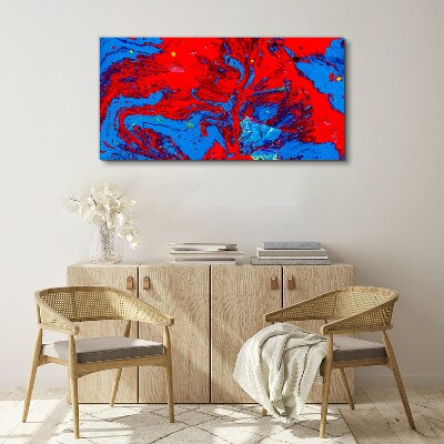 Dynamic explosion of colors Canvas Wall art
