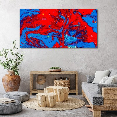 Dynamic explosion of colors Canvas Wall art