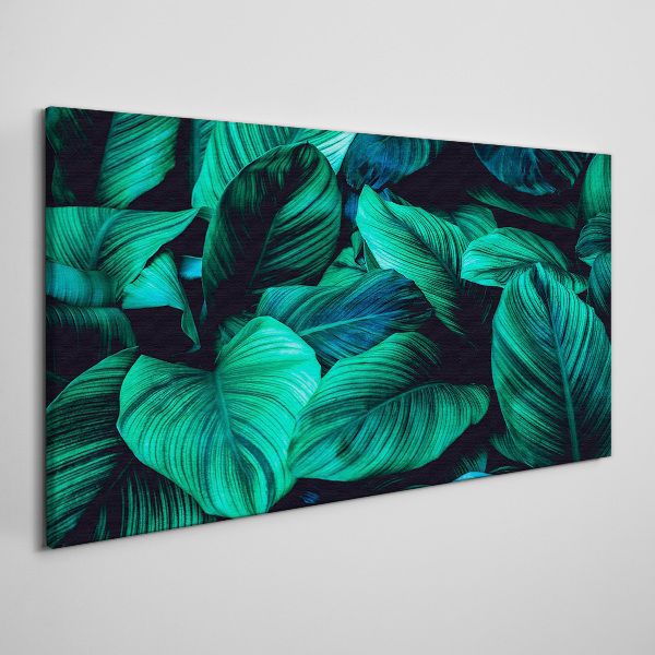 Flower leaves plant Canvas Wall art