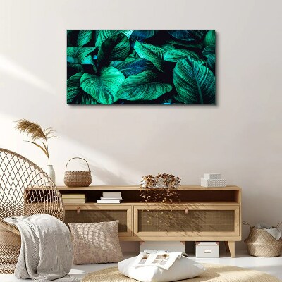 Flower leaves plant Canvas Wall art