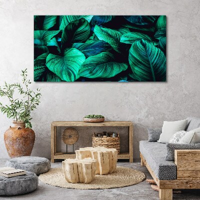 Flower leaves plant Canvas Wall art