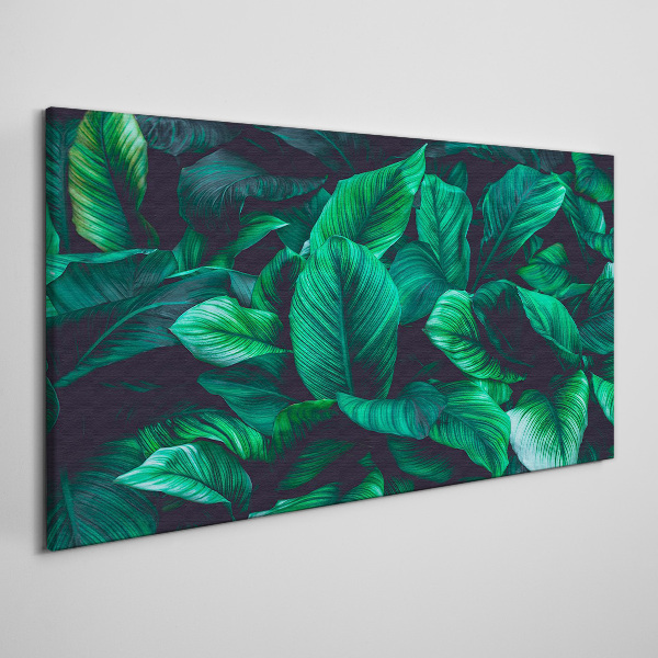 Flower leaves plant Canvas Wall art