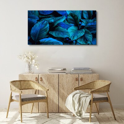 Flower leaves plant Canvas Wall art