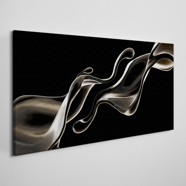 Waves of fluid elegance Canvas Wall art