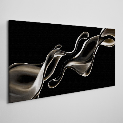 Waves of fluid elegance Canvas Wall art
