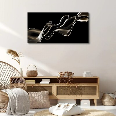 Waves of fluid elegance Canvas Wall art