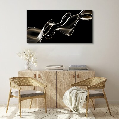Waves of fluid elegance Canvas Wall art