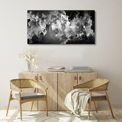 Abstract ink Canvas Wall art