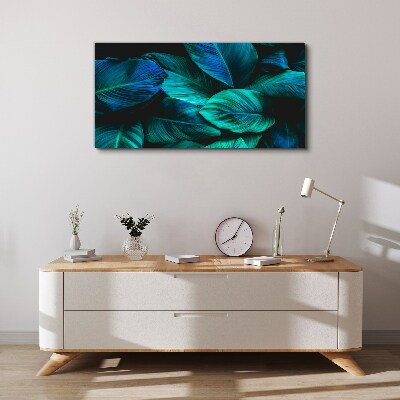 Flower leaves plant Canvas Wall art