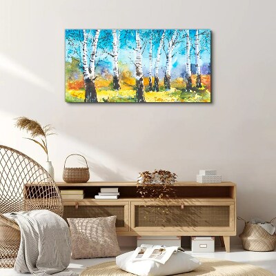 Modern forest Canvas Wall art