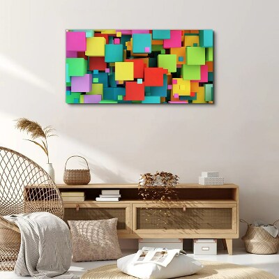 Colorful geometric compositions Canvas Wall art