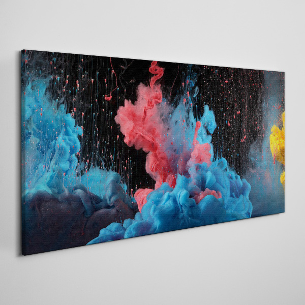 Abstract ink Canvas Wall art