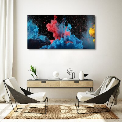 Abstract ink Canvas Wall art