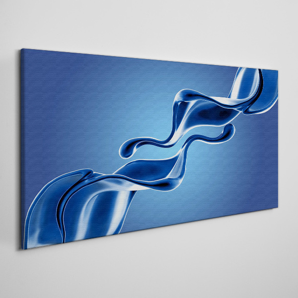 Modern waves Canvas Wall art