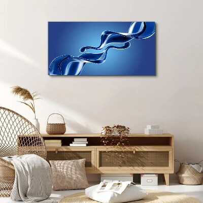 Modern waves Canvas Wall art