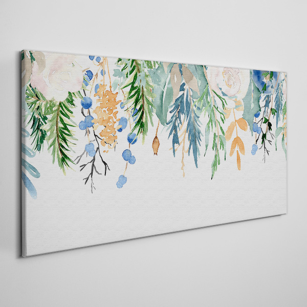 Flowers plants Canvas Wall art