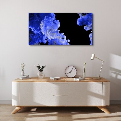 Sky with blue clouds Canvas Wall art