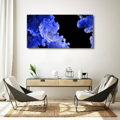 Sky with blue clouds Canvas Wall art