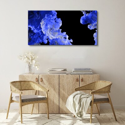 Sky with blue clouds Canvas Wall art