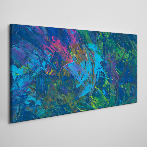 Colorful chaos of abstraction Canvas Wall art