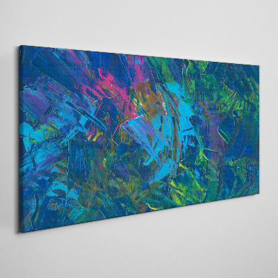 Colorful chaos of abstraction Canvas Wall art