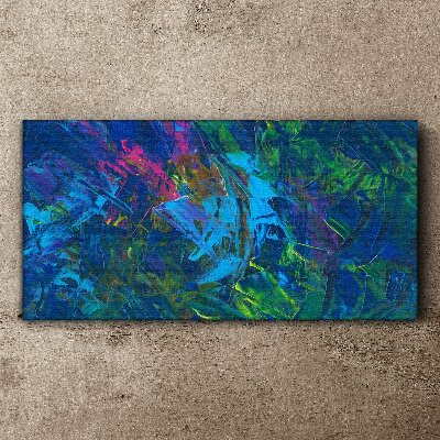 Colorful chaos of abstraction Canvas Wall art