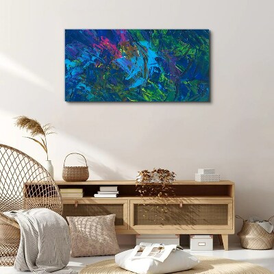 Colorful chaos of abstraction Canvas Wall art