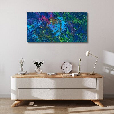 Colorful chaos of abstraction Canvas Wall art
