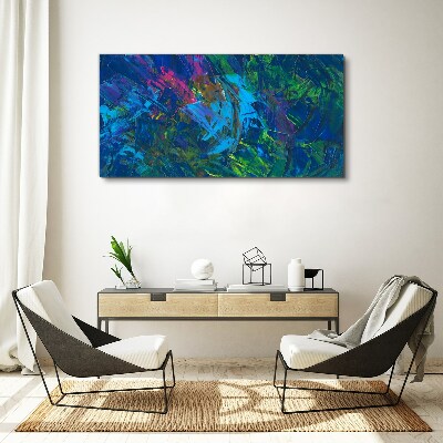 Colorful chaos of abstraction Canvas Wall art