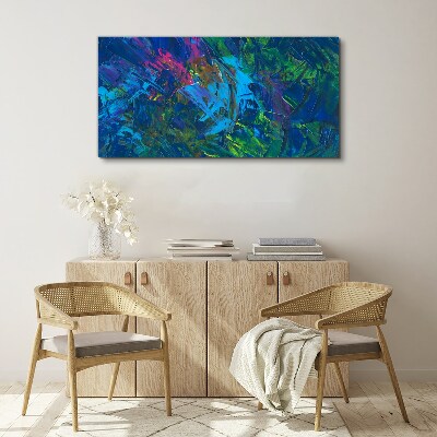 Colorful chaos of abstraction Canvas Wall art