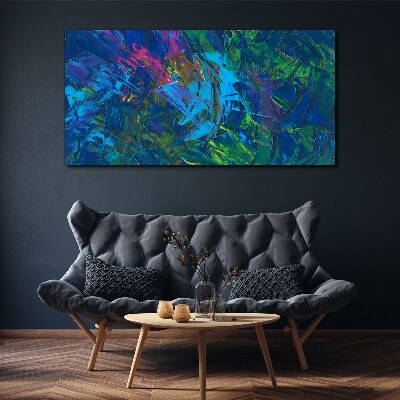 Colorful chaos of abstraction Canvas Wall art