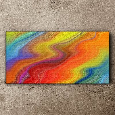 A wave of colors in motion Canvas Wall art