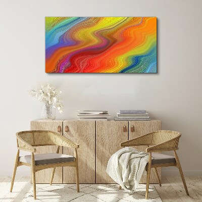 A wave of colors in motion Canvas Wall art