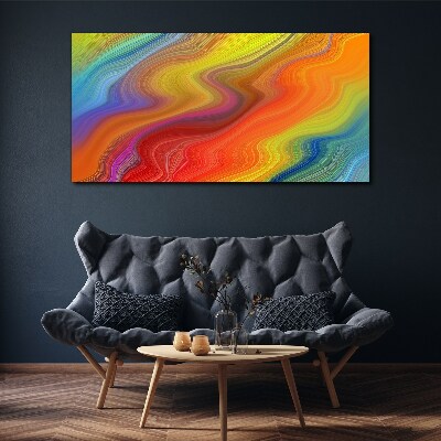 A wave of colors in motion Canvas Wall art