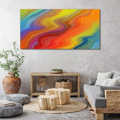 A wave of colors in motion Canvas Wall art