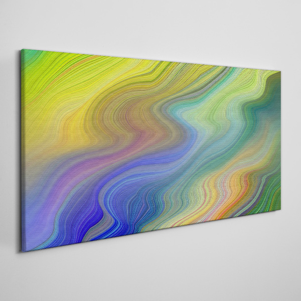 Colorful swirl of abstraction Canvas Wall art