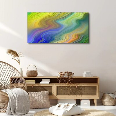 Colorful swirl of abstraction Canvas Wall art